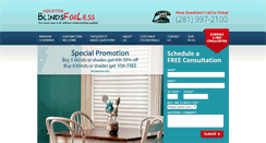 Desktop Screenshot of houstonblindsforless.com